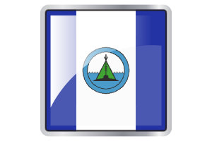Behchokǫ̀ Flag Square icon flag