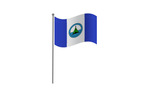 Waving Flag of Behchokǫ̀ flag