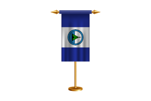 Behchokǫ̀ Ceremonial Flag Vector Free flag