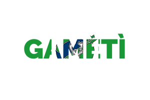 Gamètì Text Art flag