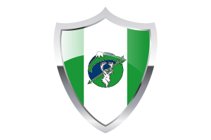 Gamètì Flag with Medieval Heater Shield flag