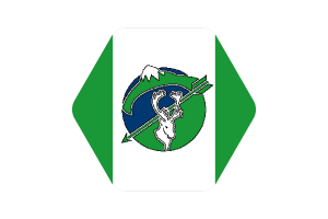 Gamètì Flag Illustration Hexagon Rounded Shape flag