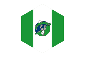 Gamètì Flag Hexagon Shape flag