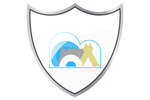 Shield with Flag of Inuvik flag