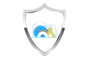 Inuvik Flag with Medieval Heater Shield flag