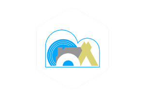 Inuvik Flag Rounded Hexagon Shape flag