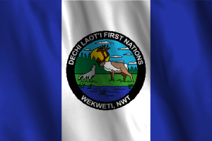 National Flag of Wekweètì flag