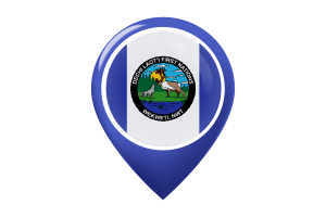 Wekweètì Flag Map Pin Icon flag