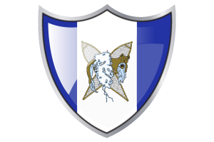 Shield with Flag of Whati flag