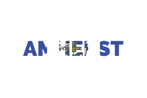 Amherst Text Art flag