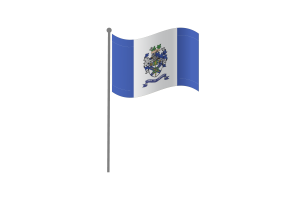 Waving Flag of Amherst flag