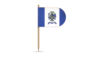 Amherst Flag for Desk, Table flag