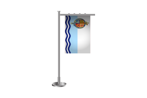 3d Annapolis Royal Standing Flag flag