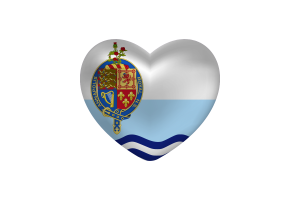  Love of Annapolis Royal Heart Shape flag