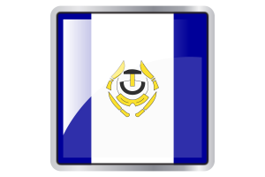 Icône carrée du drapeau d'Arviat flag