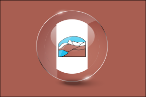 Grise Fiord Flag Glossy Round Button flag