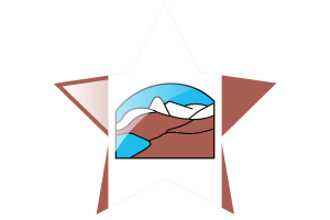 Grise Fiord Flag Star Icon flag
