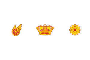 Emblem of Barrie flag