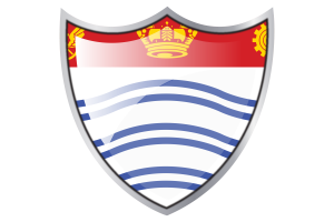 Shield with Flag of Barrie flag