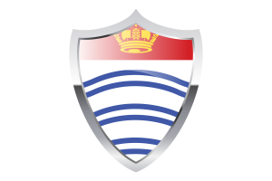 Barrie Flag with Medieval Heater Shield flag