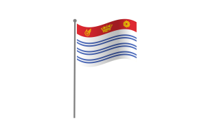 Waving Flag of Barrie flag