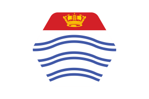 Barrie Flag Illustration Hexagon Rounded Shape flag