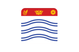 Barrie Flag Square Rounded Shape flag