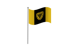 Waving Flag of Cornwall flag