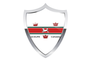 Guelph Flag with Medieval Heater Shield flag