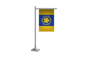 3d Hamilton Standing Flag flag