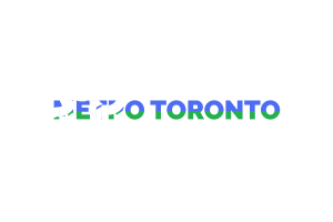 Metropolitan Toronto Text Art flag