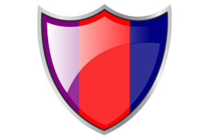 Shield with Flag of Ottawa flag