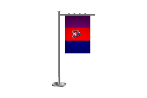 3d Ottawa Standing Flag flag