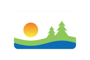 Kawartha Lakes Flag Rounded Rectangle Vector Illustration flag