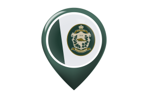Kitchener Flag Map Pin Icon flag