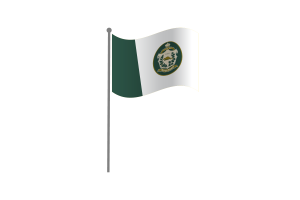 Waving Flag of Kitchener flag