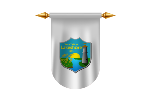 Lakeshore Flag Emblem Vector Images flag