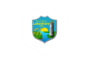 Lakeshore Flag Hexagon Shape flag