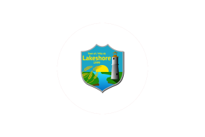 Lakeshore Flag Circle Vector Free flag