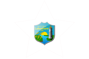 Lakeshore Flag Star Icon flag