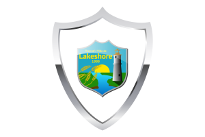 Lakeshore Flag with Medieval Heater Shield flag