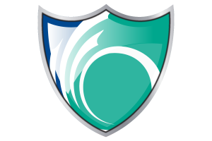 Bouclier avec le drapeau d'Ottawa flag