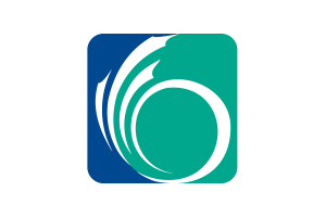 Drapeau d'Ottawa forme carrée arrondie flag