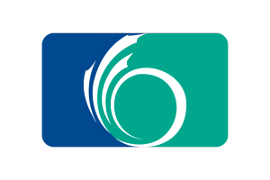 Illustration vecteur du drapeau d'Ottawa forme rectangle arrondi flag