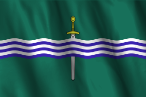 National Flag of Peterborough flag