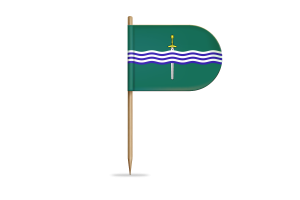 Peterborough Flag for Desk, Table flag