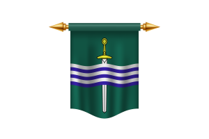 Peterborough Flag Royal Banner flag