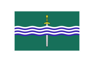 Peterborough Flag Vector Illustration flag