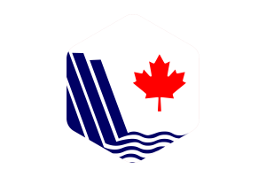 Scarborough Flag Rounded Hexagon Shape flag