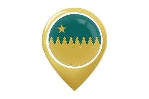 Sudbury Flag Map Pin Icon flag